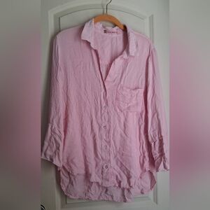 Chelsea & Violet Rayob Womens Blouse Sz MEDIUM TRAVEL  Summer Easter Beach Light